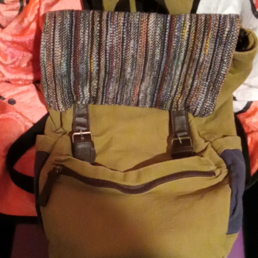 Boho style backpack